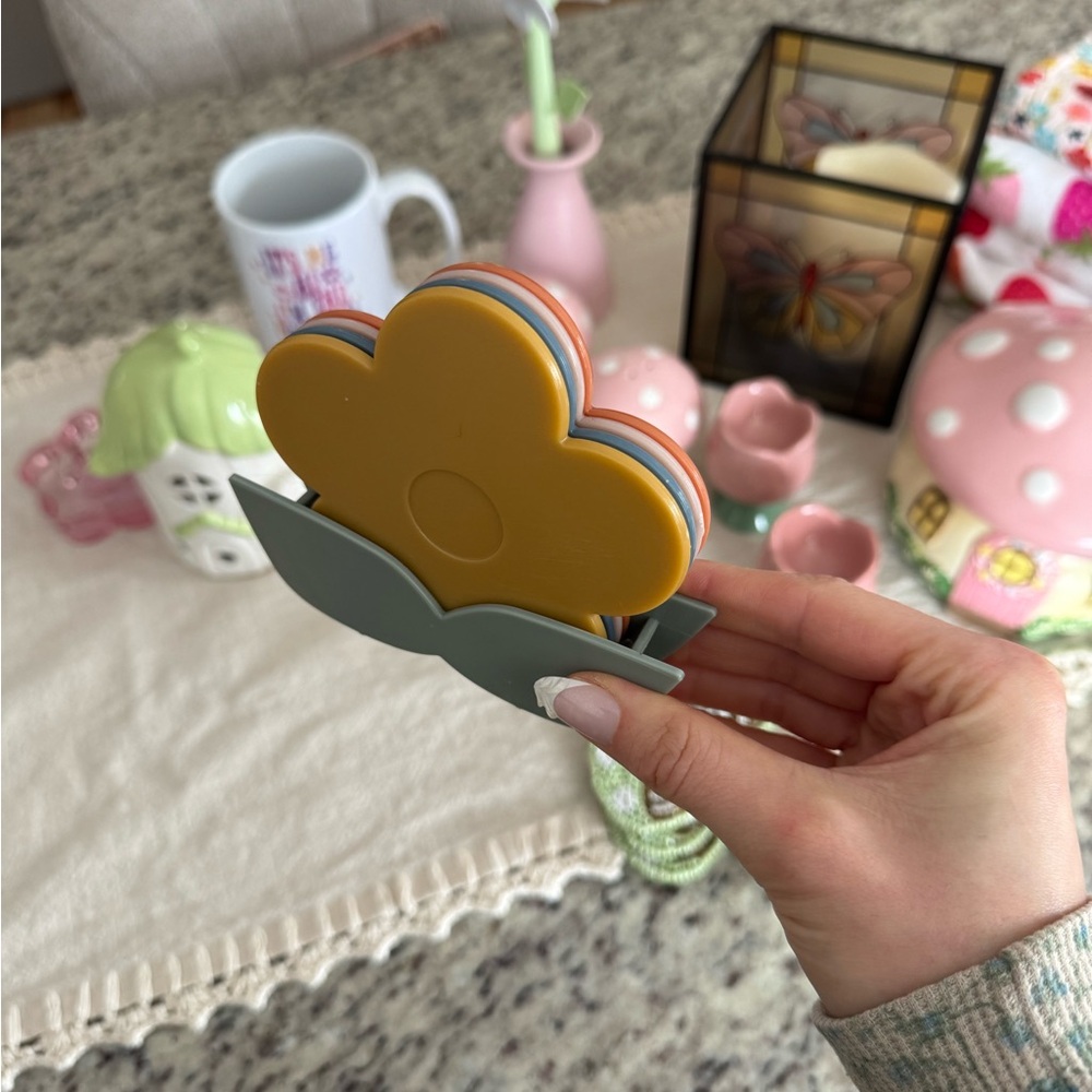 Flower Coasters